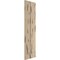Ekena Millwork Rustic Two Board Joined Board-n-Batten Pecky Cypress Faux Wood Shutters w/No Batten, 11"W x 80"H SHUBJN11X80PCPR - alternate 2
